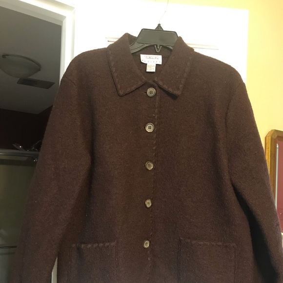 Talbots brown wool blazer - Picture 1 of 2